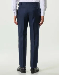 Abito Pellizzari drop7 blu in tela di pura lana Vitale Barberis Canonico