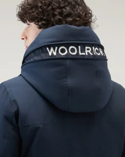 Arctic Parka Evolution Woolrich blu in Ramar Cloth