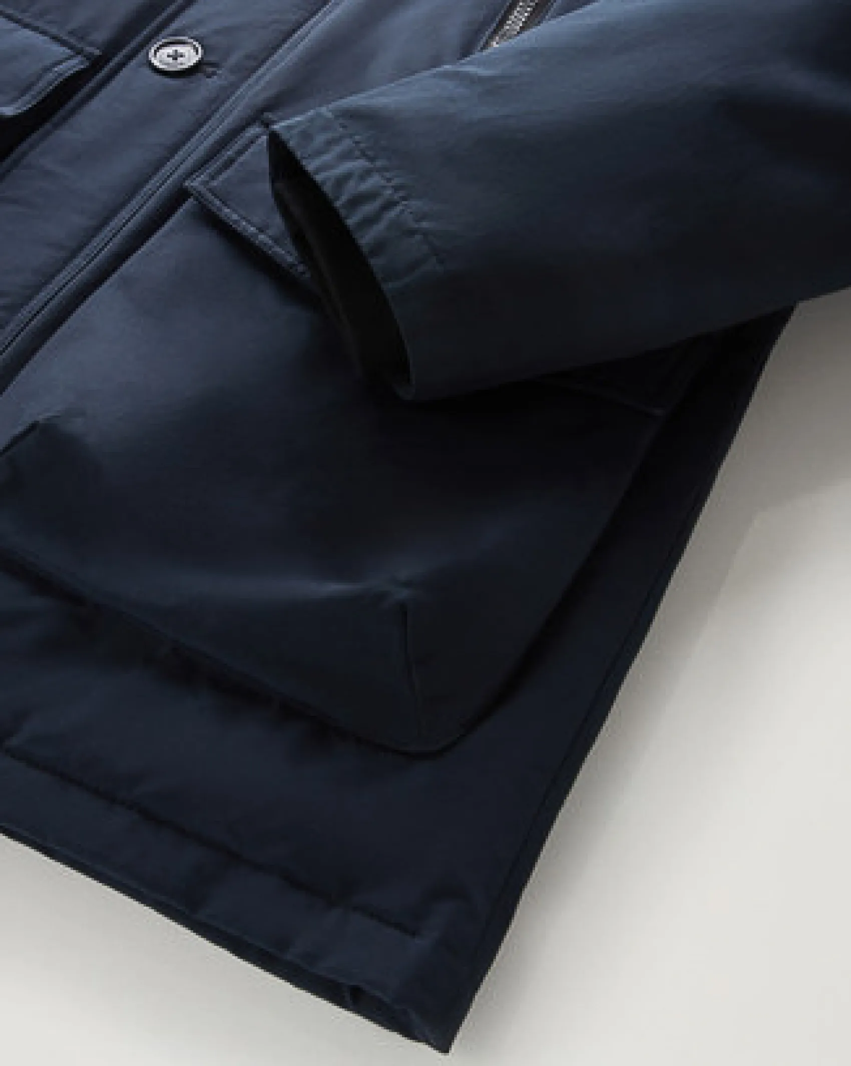 Arctic Parka Evolution Woolrich blu in Ramar Cloth