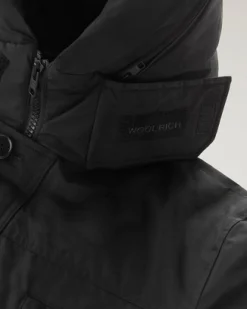 Arctic Parka Evolution Woolrich nero in Ramar Cloth