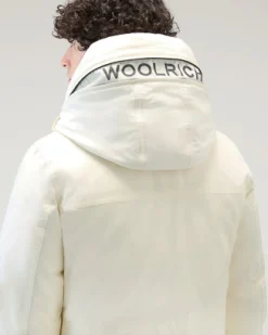 Arctic Parka Evolution Woolrich bianco in Ramar Cloth