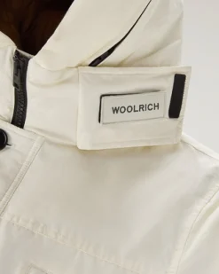 Arctic Parka Evolution Woolrich bianco in Ramar Cloth