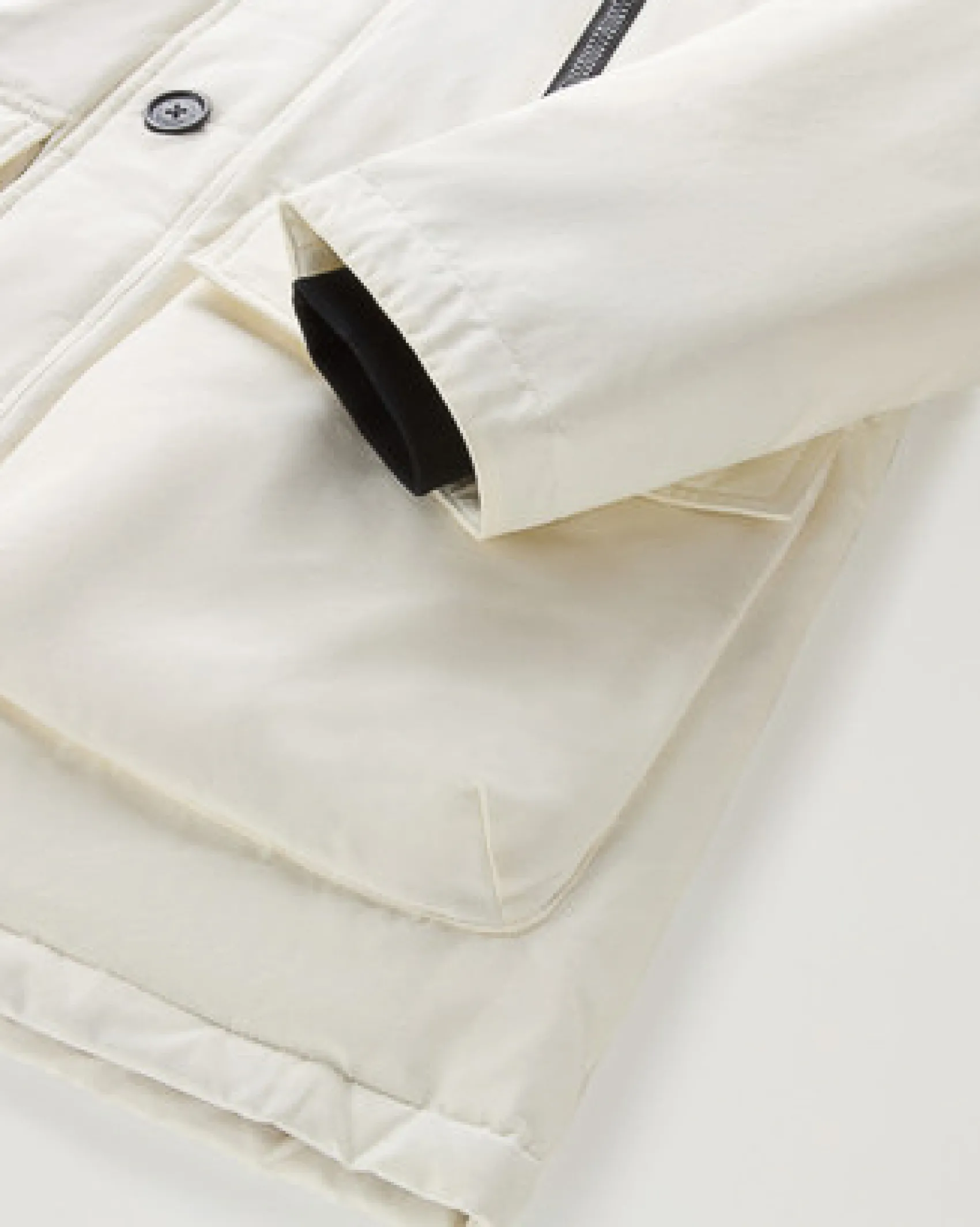 Arctic Parka Evolution Woolrich bianco in Ramar Cloth