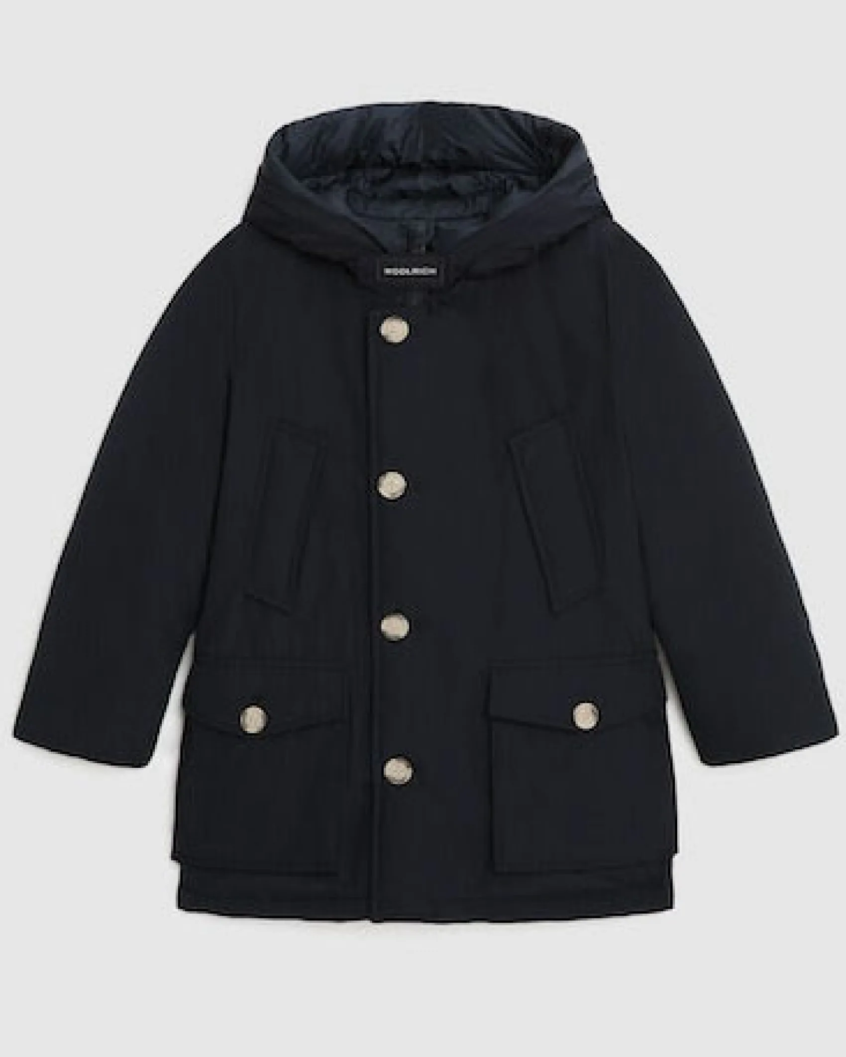 Arctic Parka Woolrich blu con cappuccio