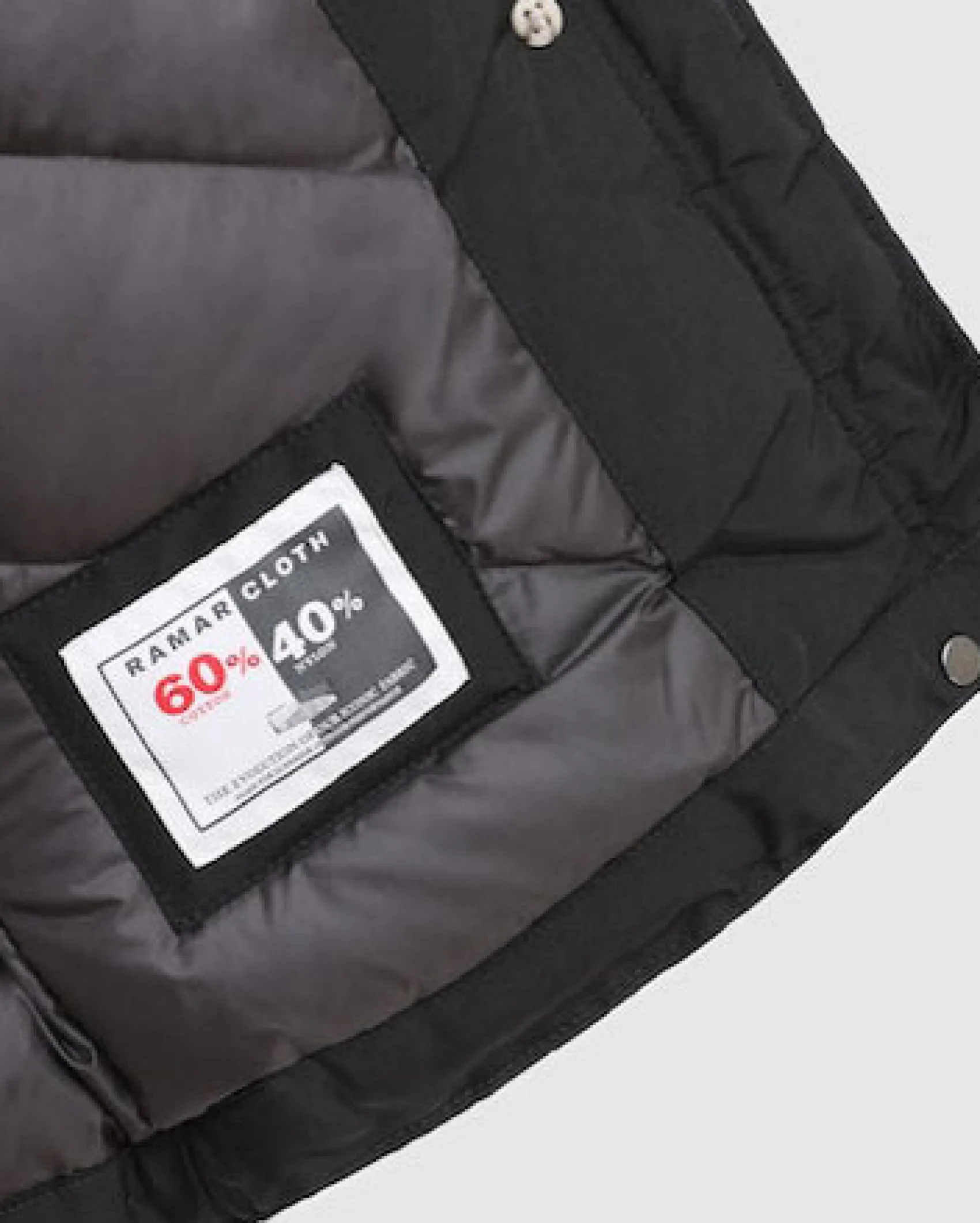 Arctic Parka Woolrich nero con pelliccia racoon staccabile
