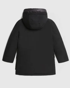Arctic Parka Woolrich nero con cappuccio