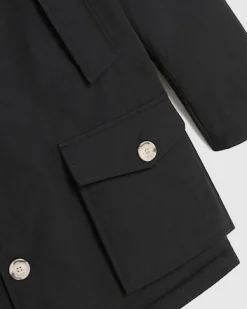 Arctic Parka Woolrich nero con cappuccio