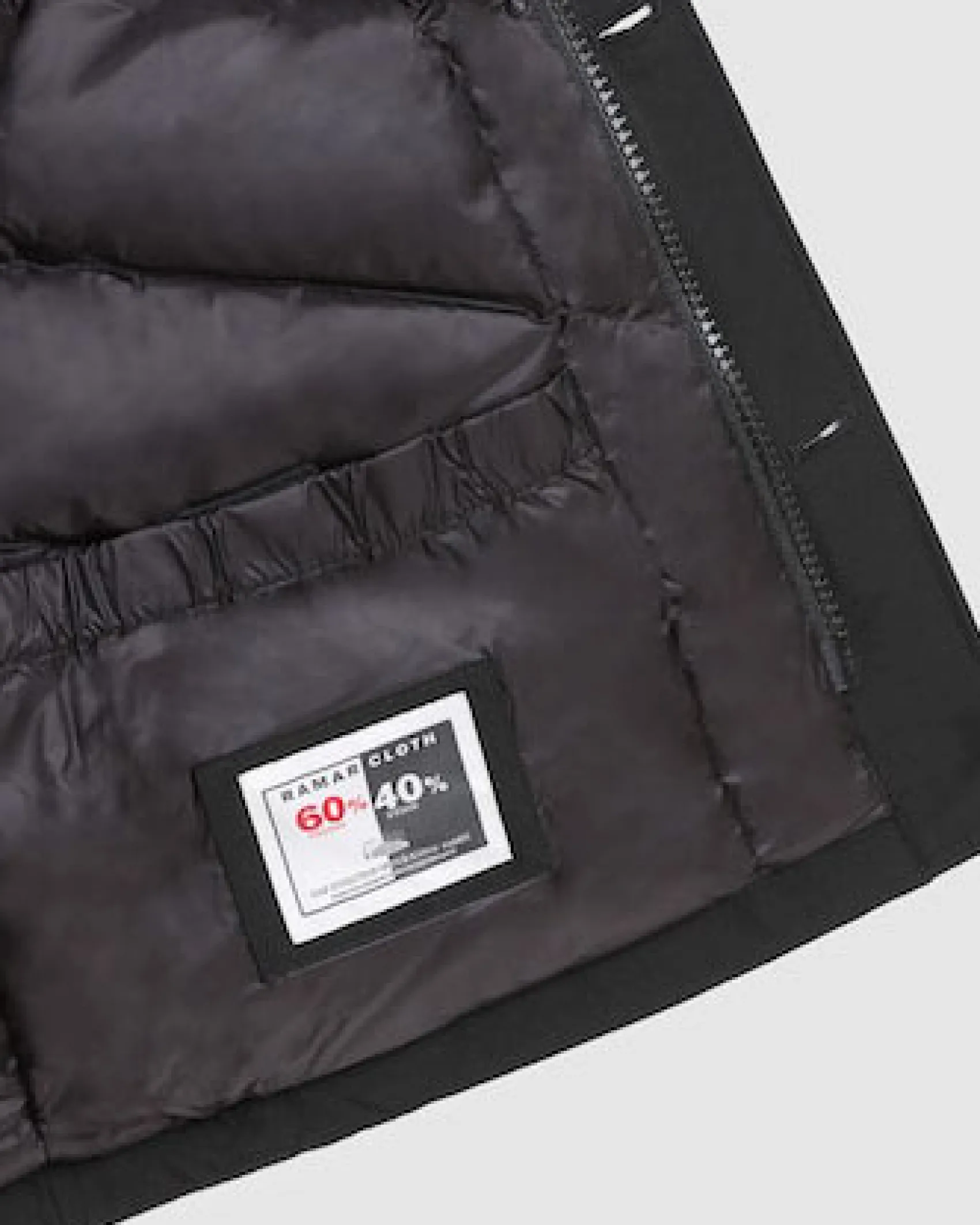 Arctic Parka Woolrich nero con cappuccio