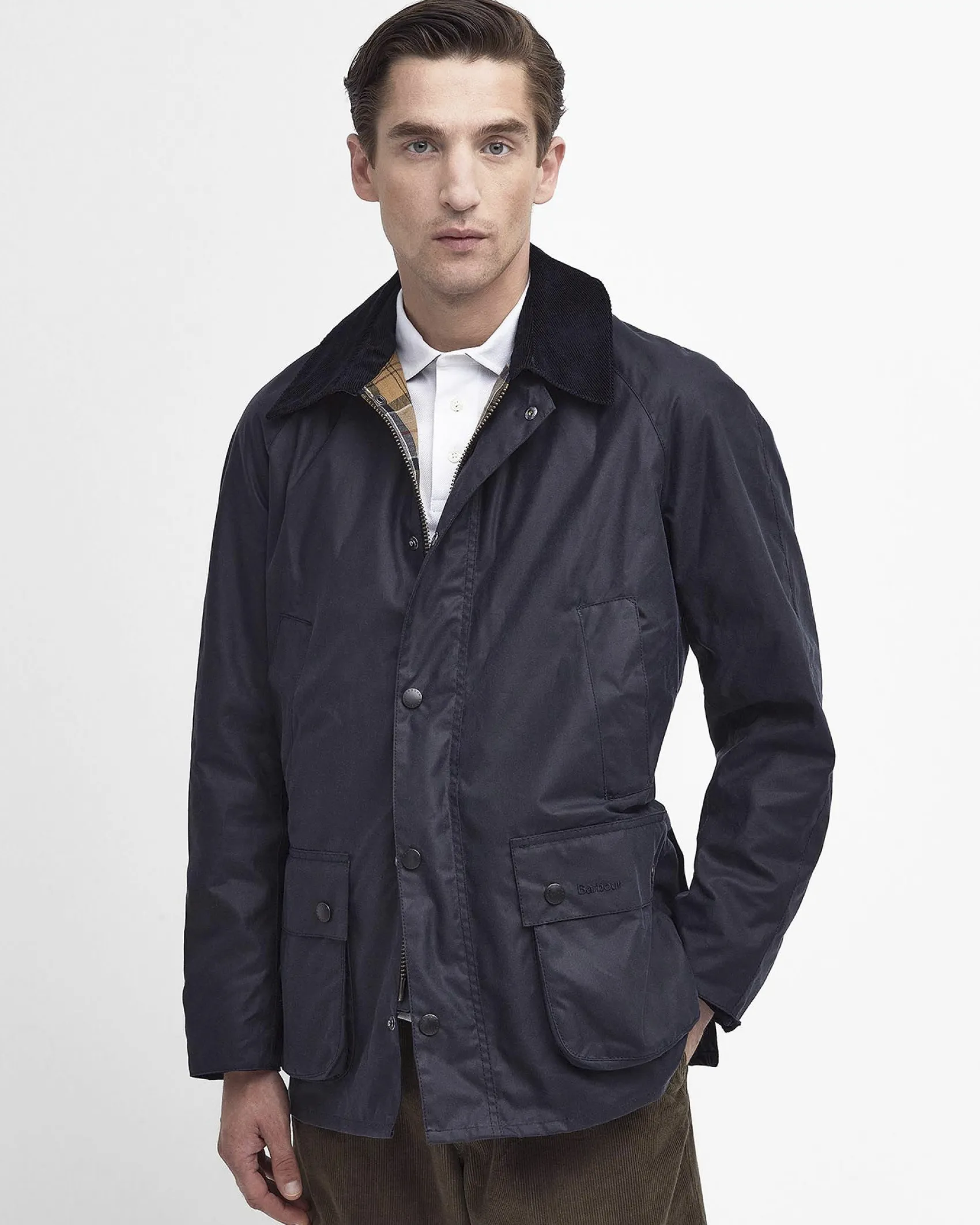 Barbour Ashby Wax blu