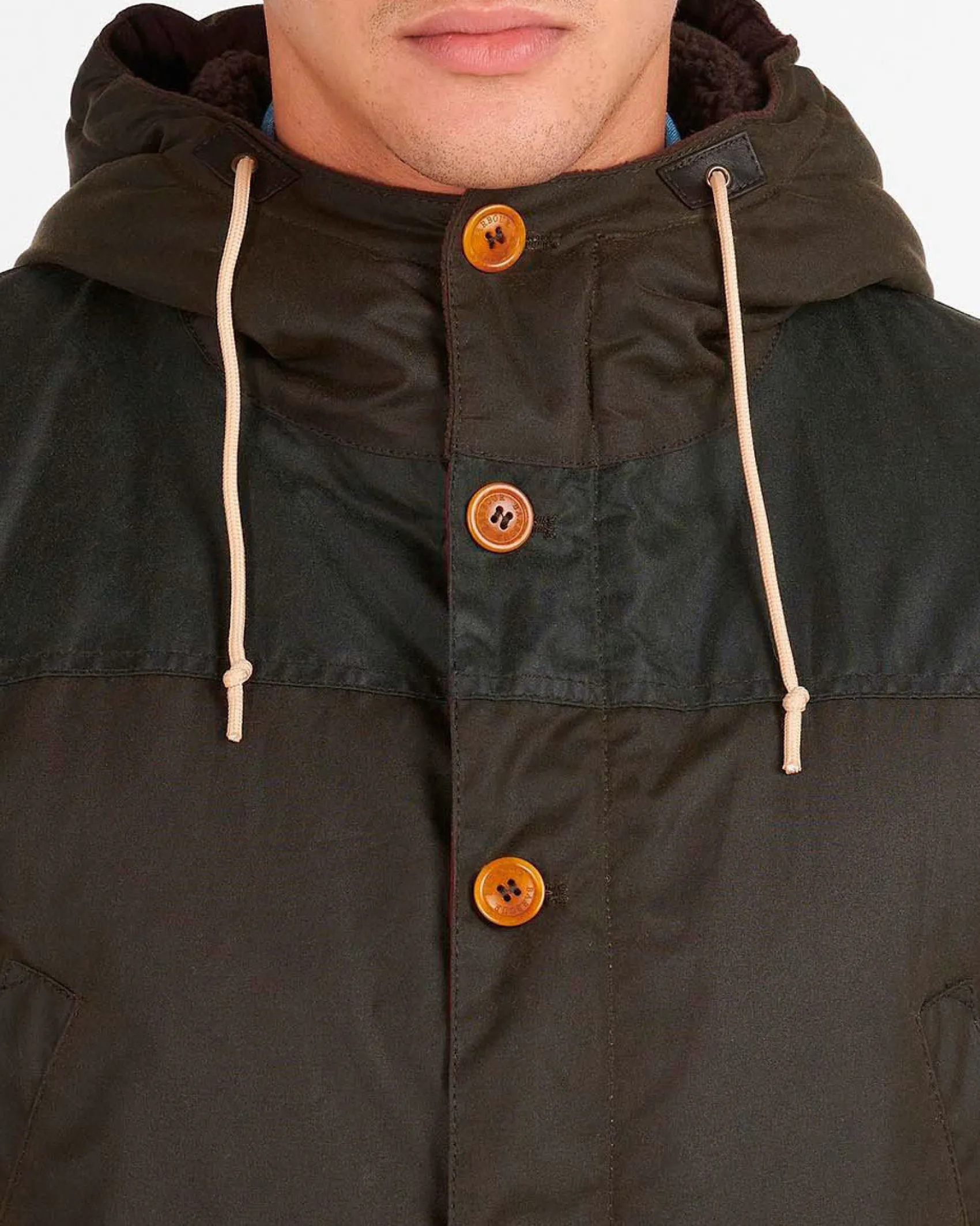 Barbour Game Waxed Cotton Parka verde scuro