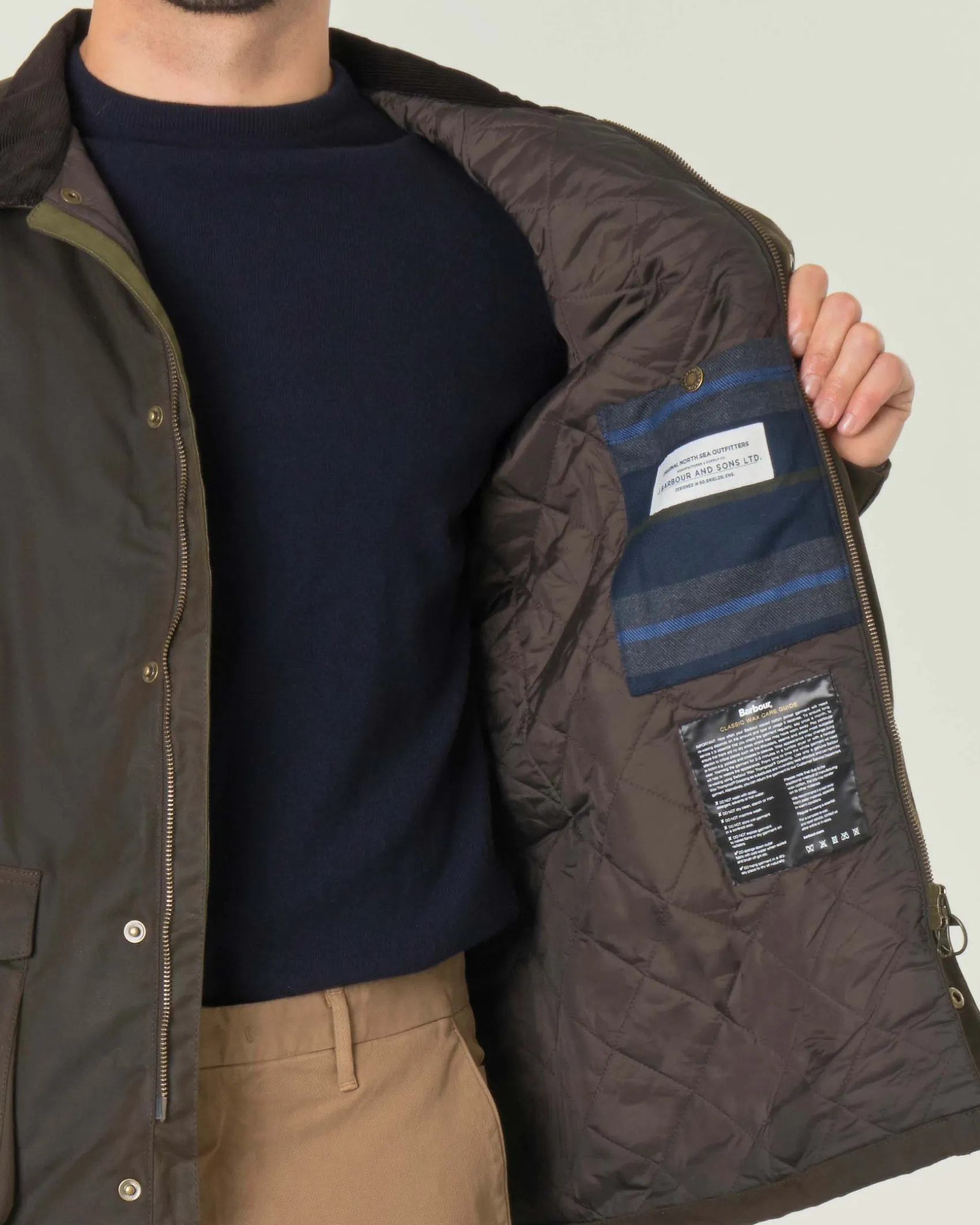 Barbour Leaward verde scuro