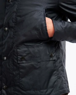 Barbour Reelin Waxed Cotton blu