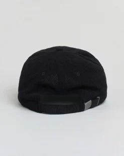 Berretto con frontino Tommy jeans nero in velluto a coste