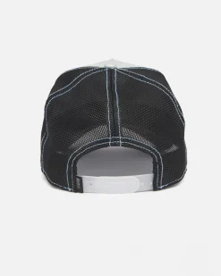 Berretto Go Way Out There trucker argento con frontino e patch calamaro