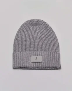Berretto Jeckerson grigio in maglia a coste