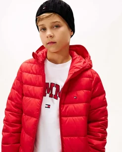 Berretto Tommy Hilfiger nero in maglia a coste