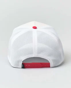 Berretto trucker Butterfly Butter bianco con patch farfalla