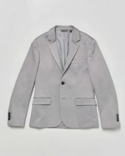 Blazer Antony Morato grigio monopetto con microfantasia