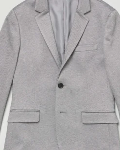 Blazer Antony Morato grigio monopetto con microfantasia