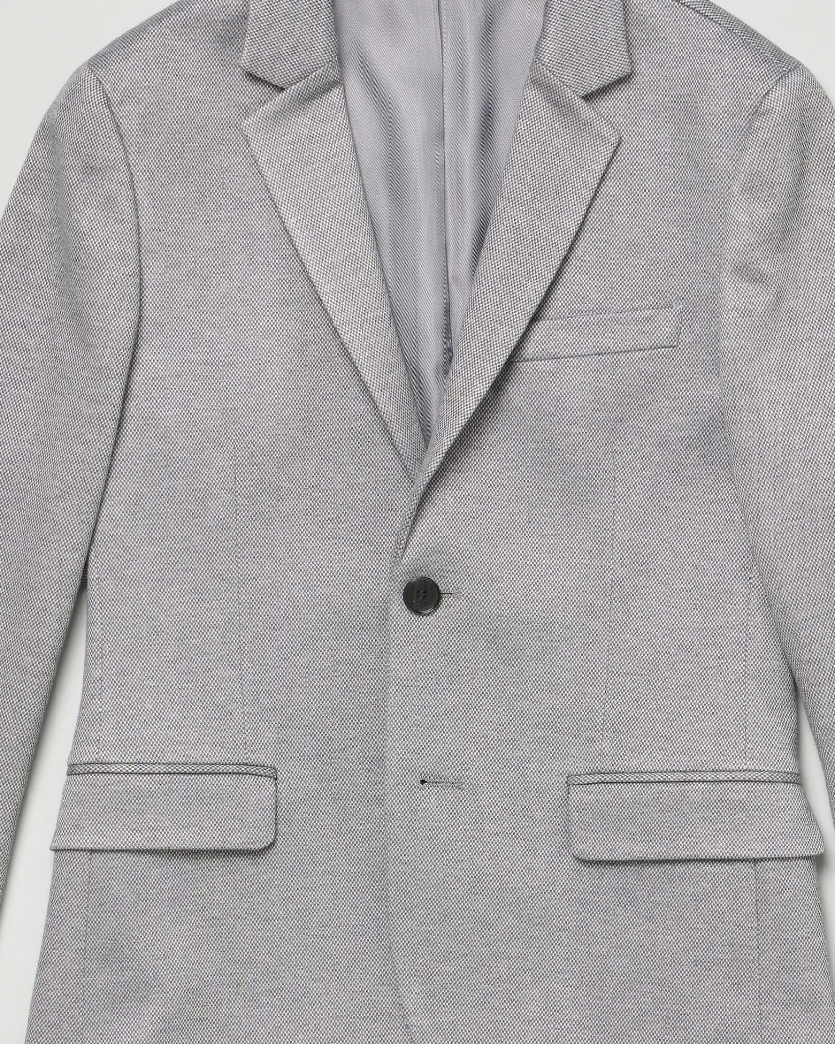 Blazer Antony Morato grigio monopetto con microfantasia