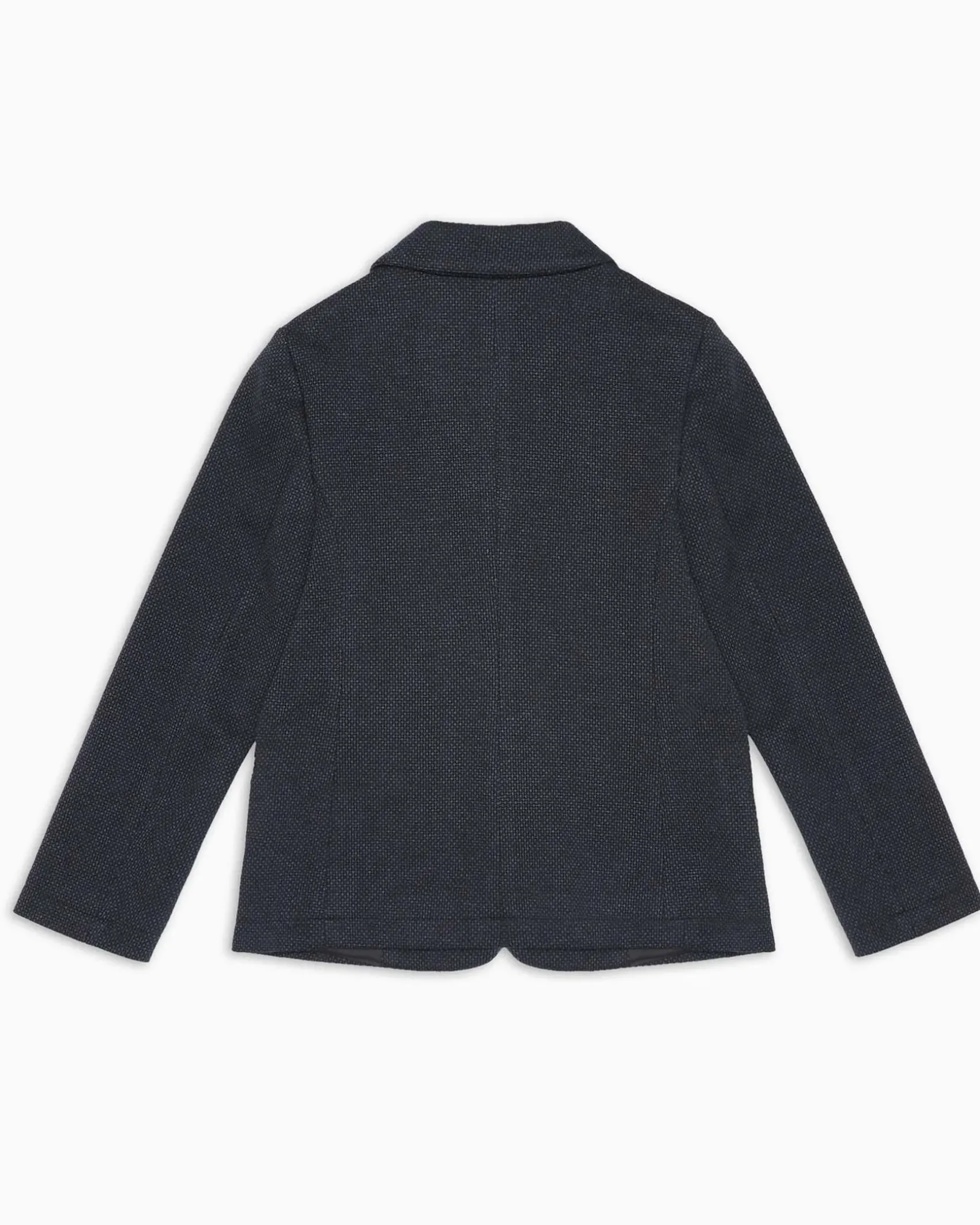 Blazer Emporio Armani blu punto milano operato monopetto