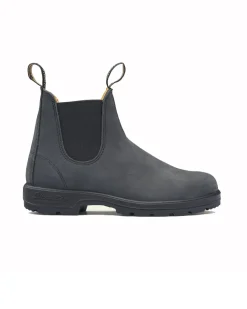 Blundstone antracite 587 in pelle liscia effetto invecchiato