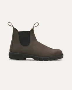 Blundstone marrone 2345 in pelle liscia con elastico nero