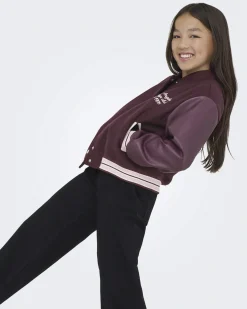 Bomber Kids Only bordeaux stile college