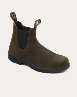 Boots modello 1615 in pelle scamosciata resistente all'acqua verde oliva