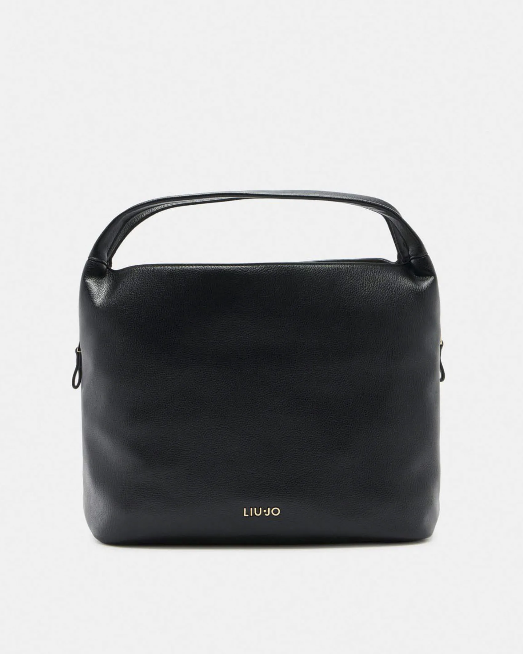 Borsa a spalla Liu Jo Accessories nera in similpelle martellata