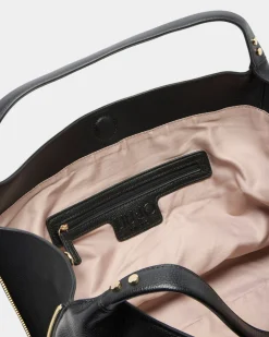 Borsa a spalla Liu Jo Accessories nera in similpelle martellata