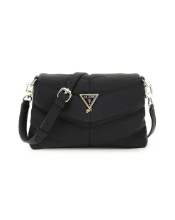 Borsa a tracolla Guess nera in ecopelle trapuntata
