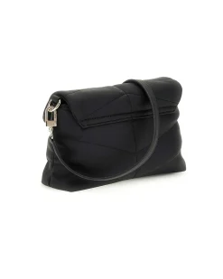 Borsa a tracolla Guess nera in ecopelle trapuntata