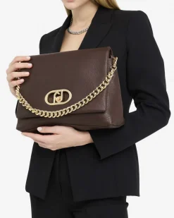 Borsa a tracolla Liu Jo Accessories marrone in similpelle