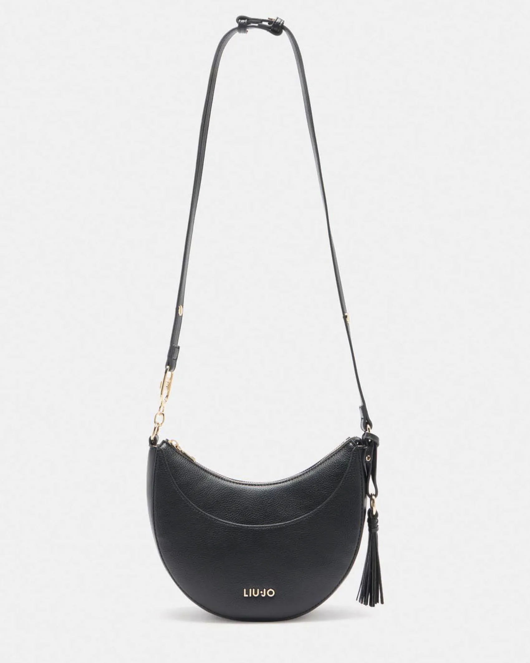 Borsa a tracolla Liu Jo Accessories nera con dettaglio nappina