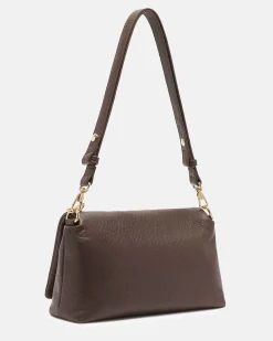 Borsa a tracolla Liu Jo Accessories marrone con catena e rilievo