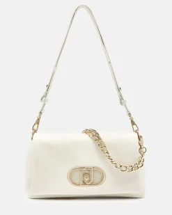 Borsa a tracolla Liu Jo Accessories panna in similpelle in rilievo