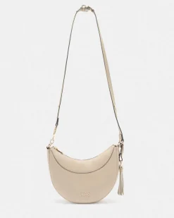 Borsa a tracolla Liu Jo Accessories beige in similpelle con nappina