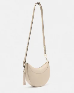 Borsa a tracolla Liu Jo Accessories beige in similpelle con nappina