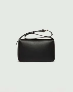 Borsa nera Emme Marella in similpelle dalla forma squadrata con spallaccio fisso