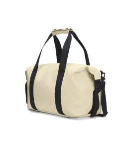 Borsa Weekend small beige con doppio manico e tracolla rimovibile