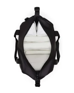 Borsa Weekend small grigio nera con doppio manico e tracolla rimovibile