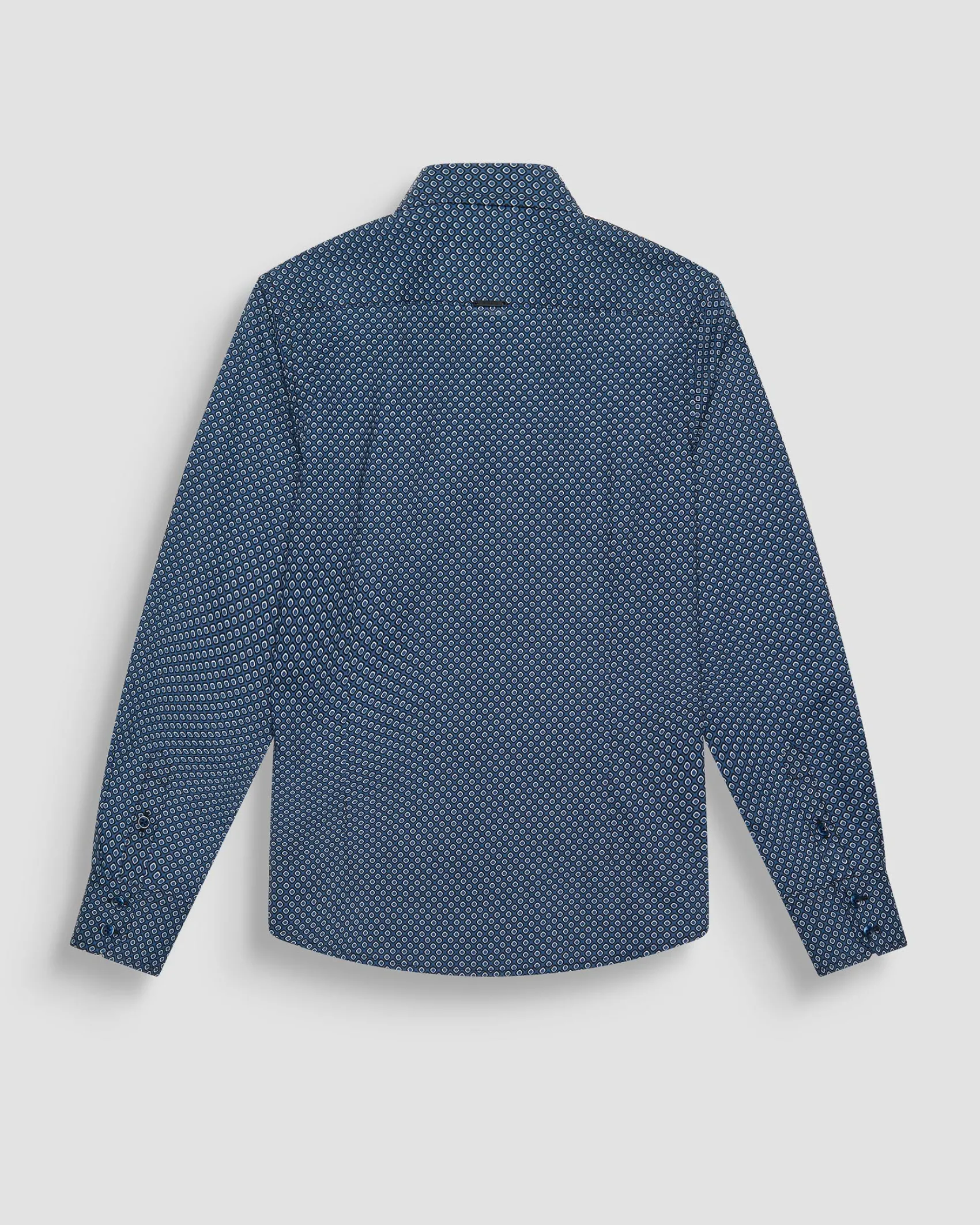 Camicia Antony Morato in cotone blu in microfantasia