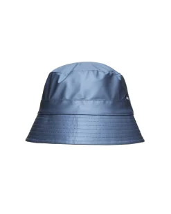 Cappello a pescatore da pioggia Bucket hat color avio effetto metallizzato