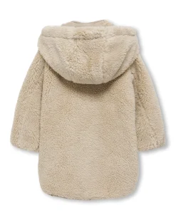 Cappottino Kids Only color sabbia effetto teddy