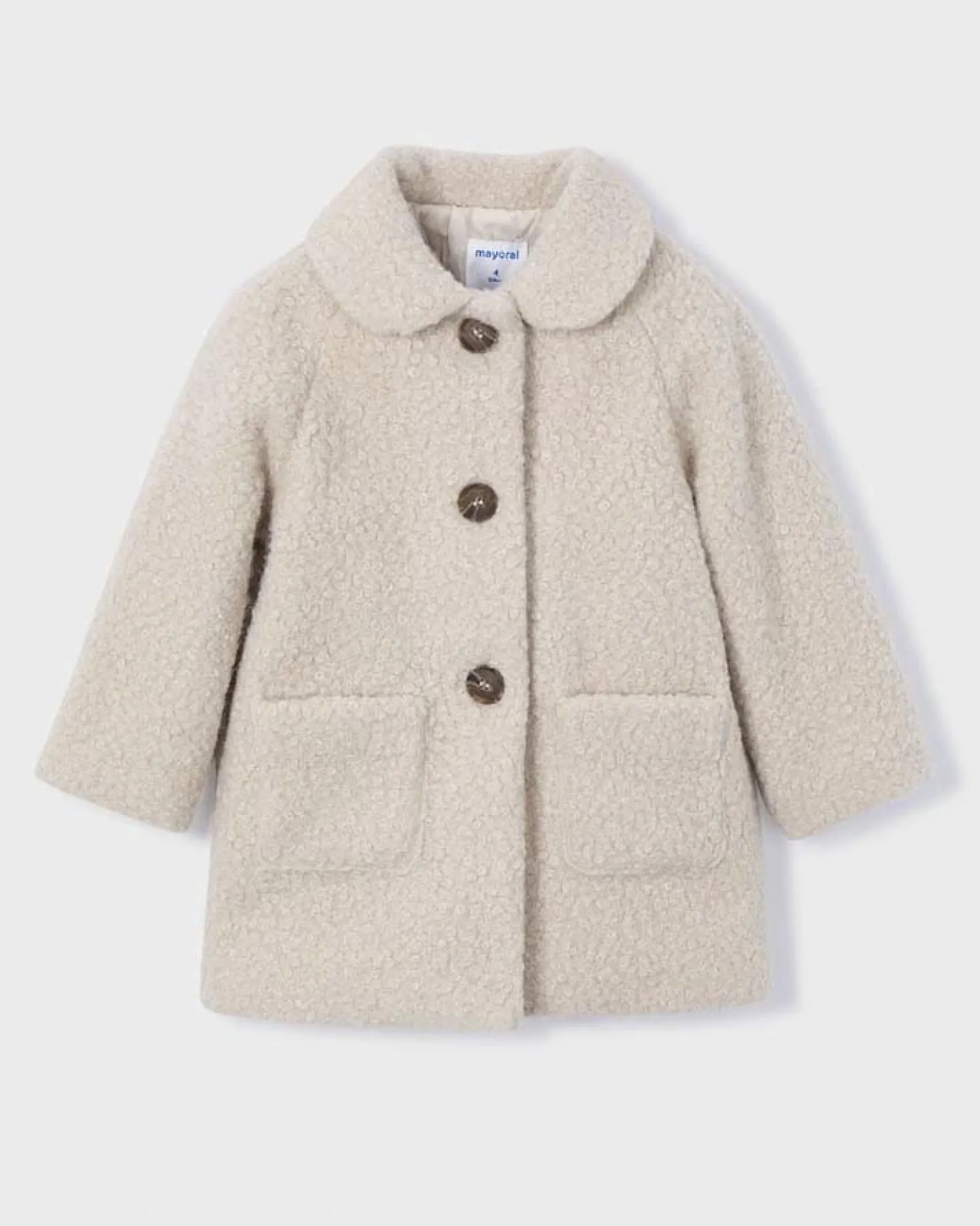 Cappottino Mayoral teddy riccio beige