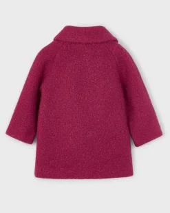 Cappottino Mayoral teddy riccio rosso ciliega