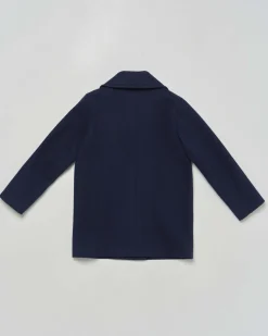Cappotto a doppiopetto Twinset blu