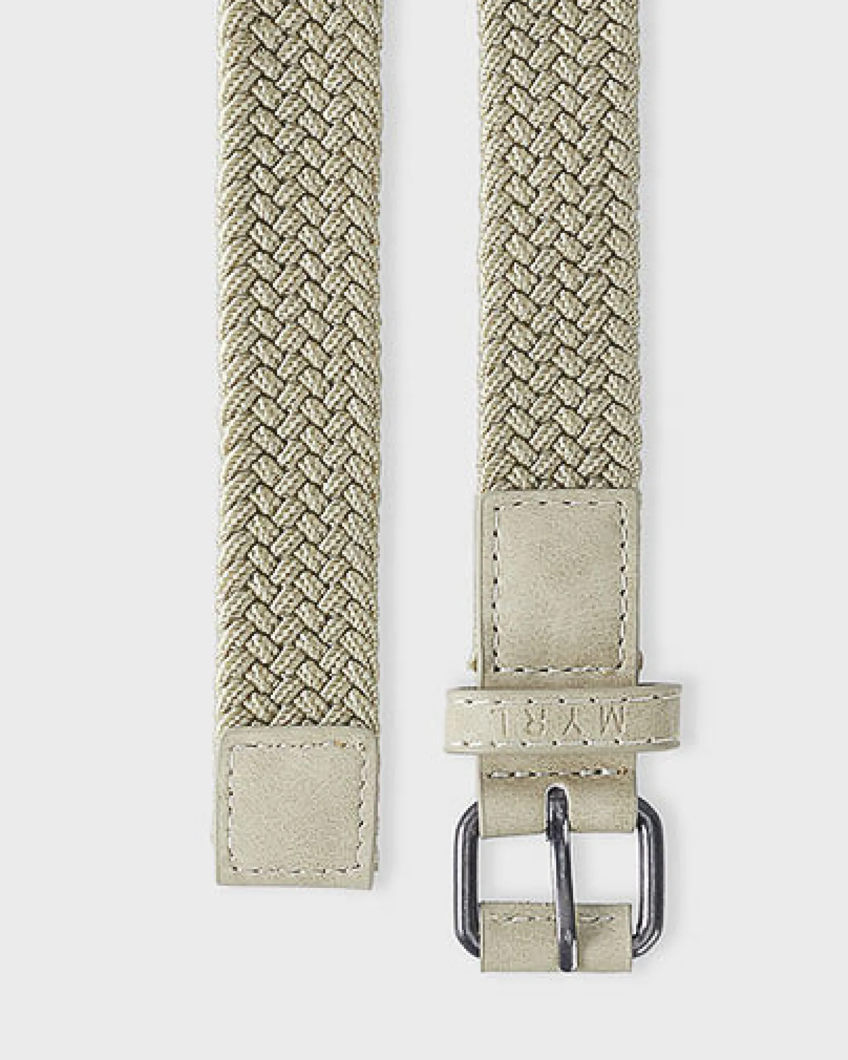 Cintura Mayoral intrecciata beige