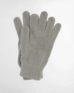 Cofanetto idea regalo Barbour composto da sciarpa tartan check e guanto grigio